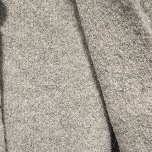 Worthington Women's Light Gray Open Front Wool Blend Cardigan With Pockets XL - Picture 8 of 12